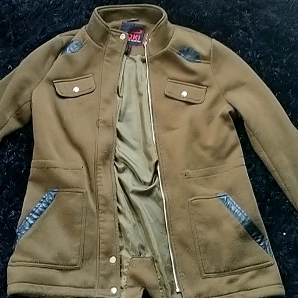 Yoki outerwear collection green jacket